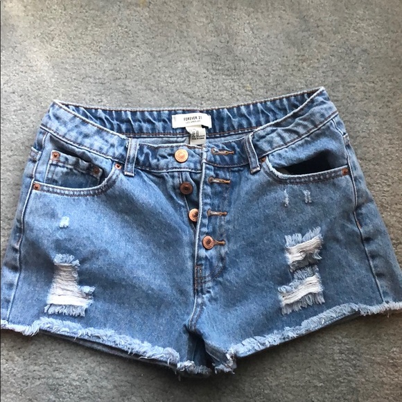 Forever 21 Pants - High waist jean short